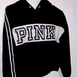 PINK cropped hoodie
